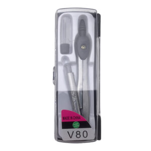 Compás de metal con lápiz mecánico