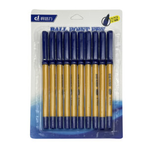 Lapicera tinta azul x10