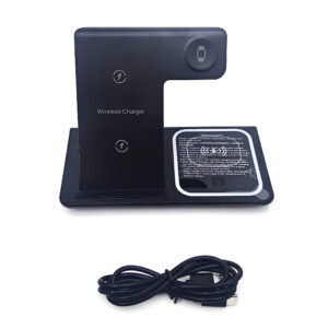 Cargador inalámbrico 3en1 carga rápida