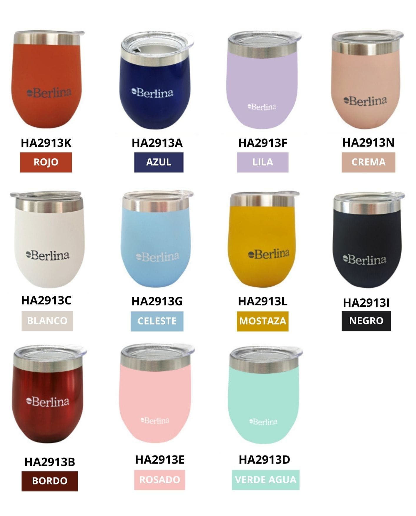 Mate con tapa 220ml Berlina (varios colores) - Imagen 2